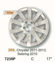 chrysler 200 sebring chrome wheel skin wheel cover wheelskin