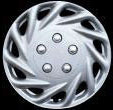 13" wheel cover style 6 silver or chrome
