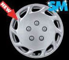 13" wheel cover style 7 silver