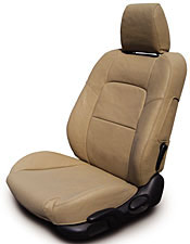Coverking Leather seat covers that slip over your existing seat covers