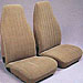 velour
                                seat cover